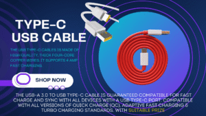 Type C cable. Telephent Technologies